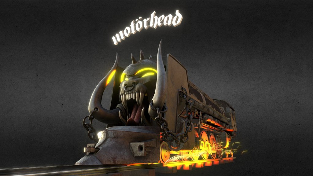 The Train of Motörhead 3d model