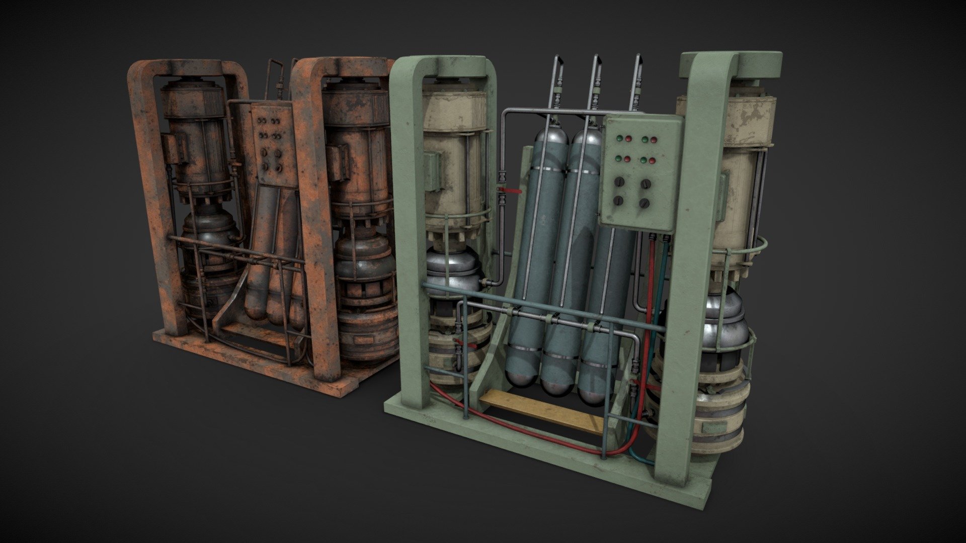 Machinery device 3d model