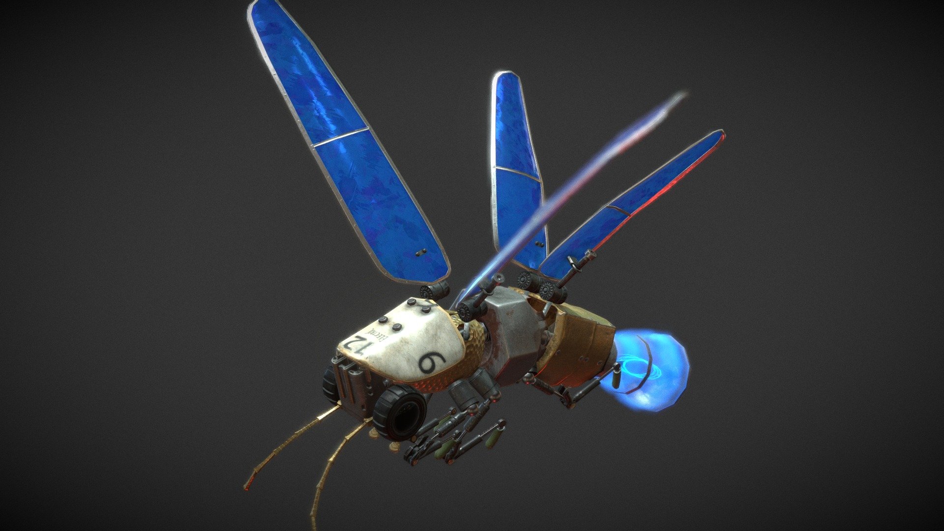 Lightning Bug Robot 3d model