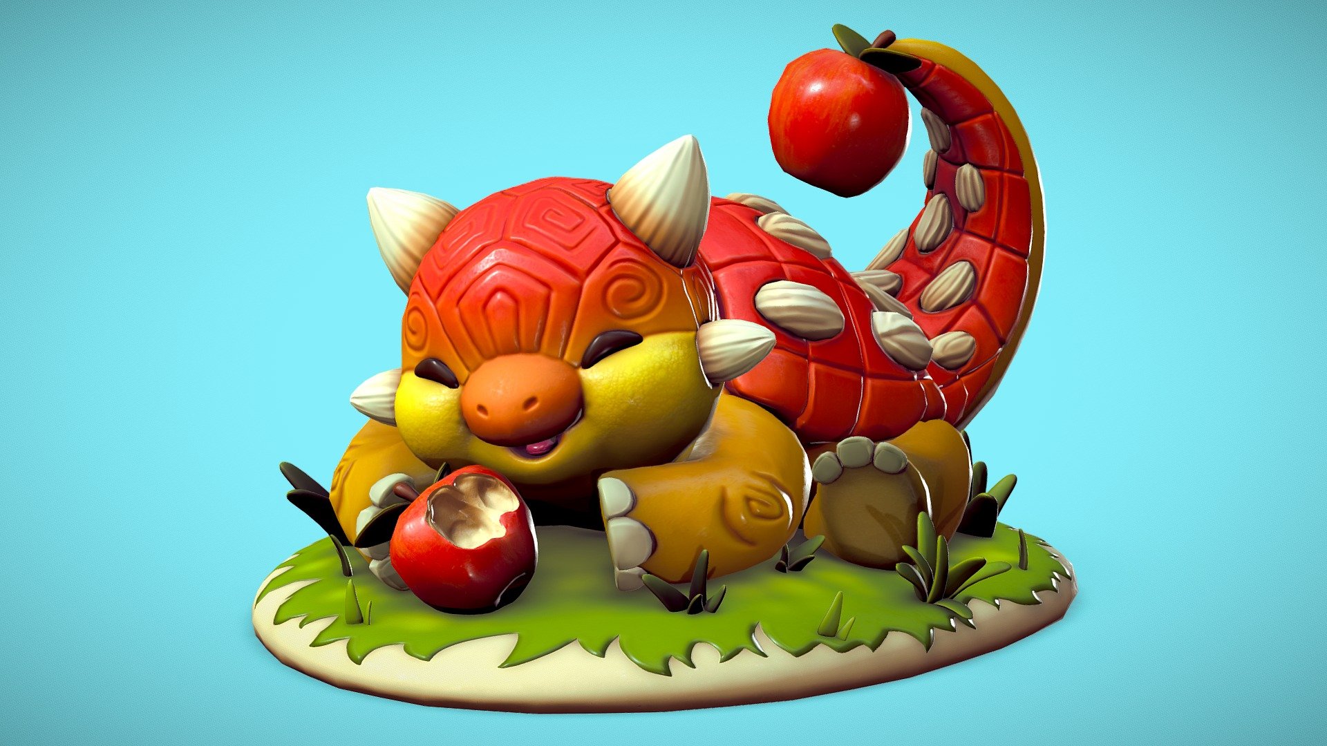 Fruit Bearing Dino 3d model