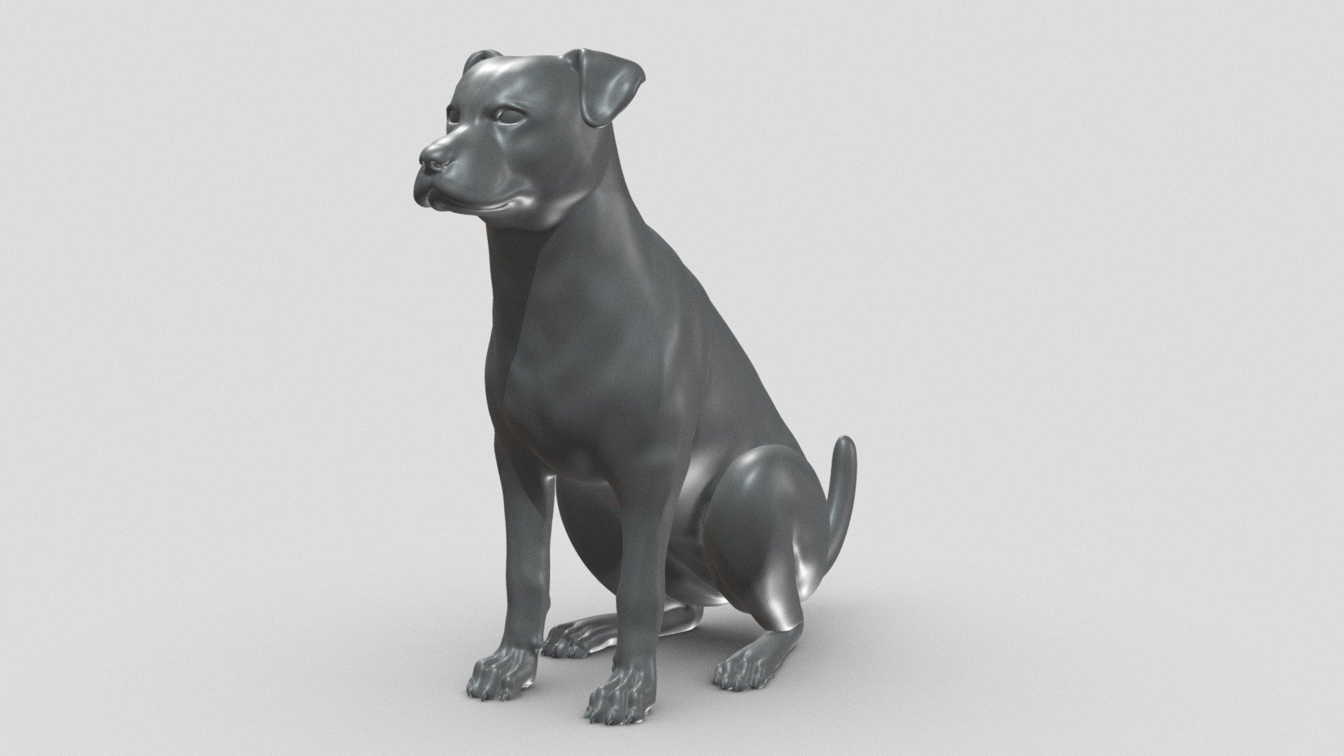 Patterdale Terrier V2 3D print model 3d model