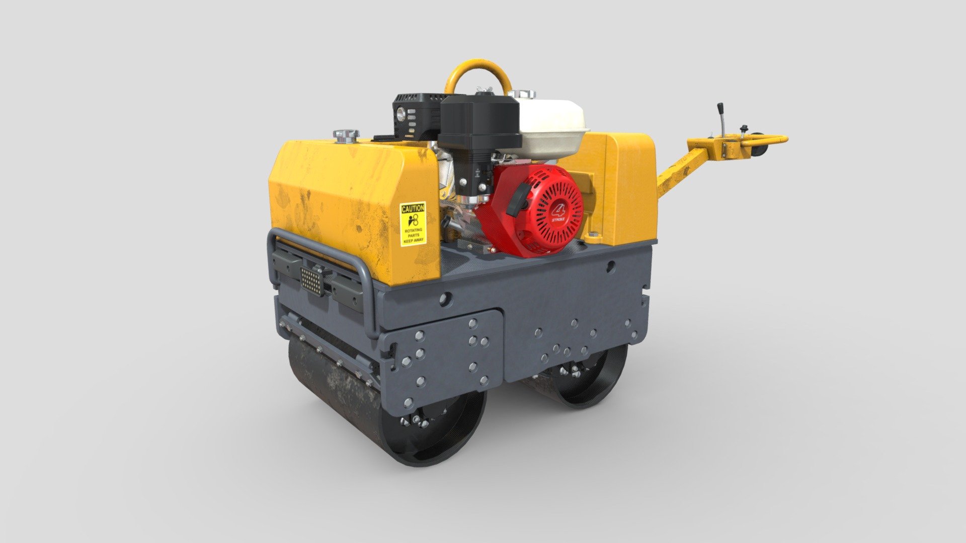 Road Roller 3d model