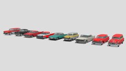 Low Poly Cars Collection 006