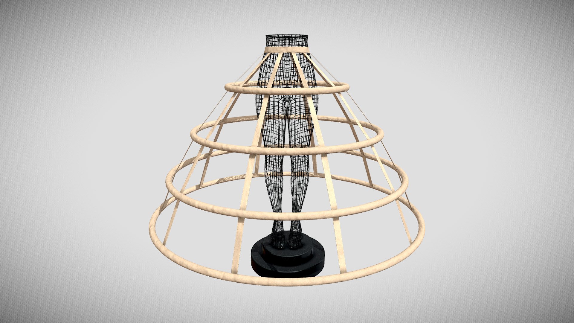 Crinoline (1856) 3d model