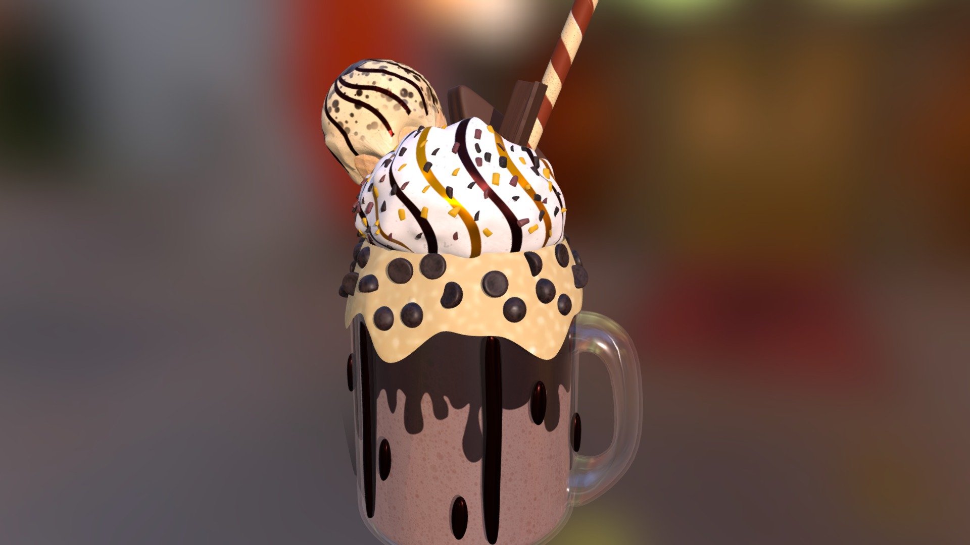 Milk Shake 3d model