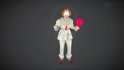 "It" Cosplay by Connor OBrien, 3D-Scan 154 pics