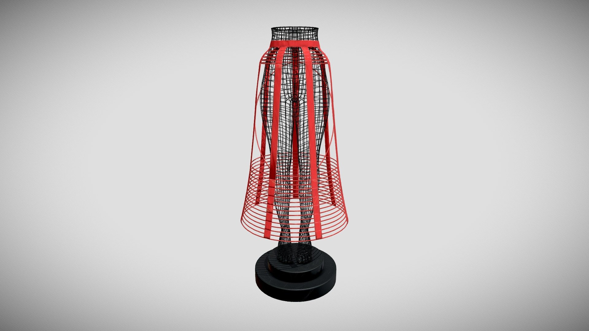 Crinoline (1870) 3d model