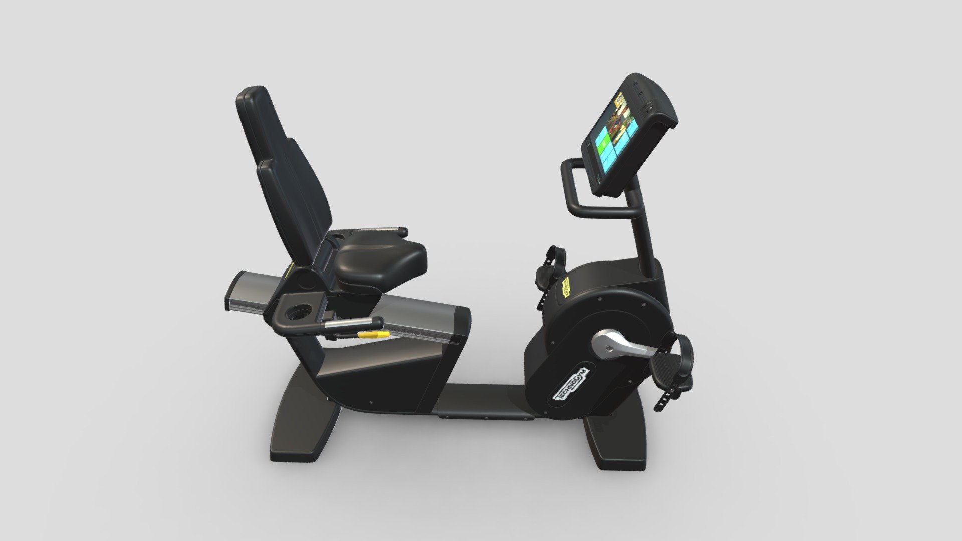 Technogym Exercise Excite Recline Medical 3d model