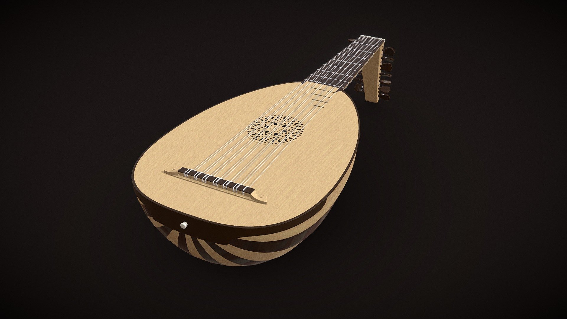 The Lute 3d model