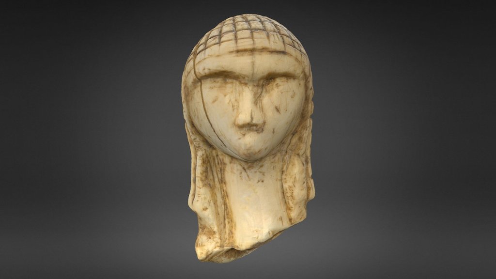 Dame de Brassempouy à la capuche 3d model