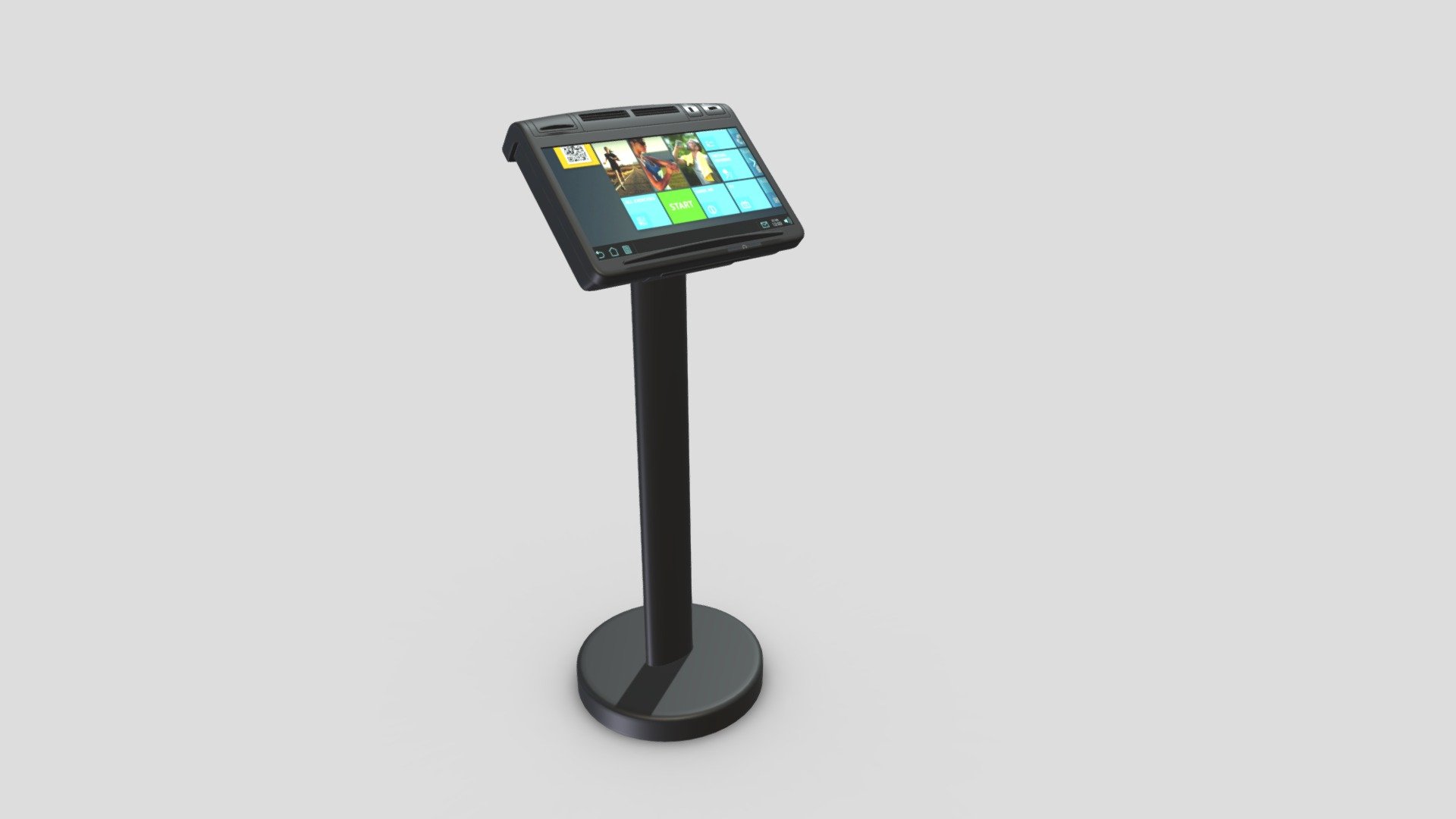 Technogym Screen Stand 3d model