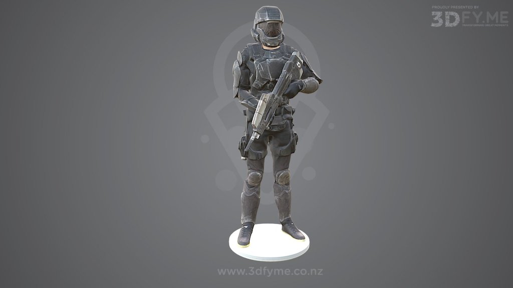 Spicythai Black Swat Team 3d model