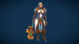 Stylized Human Priest