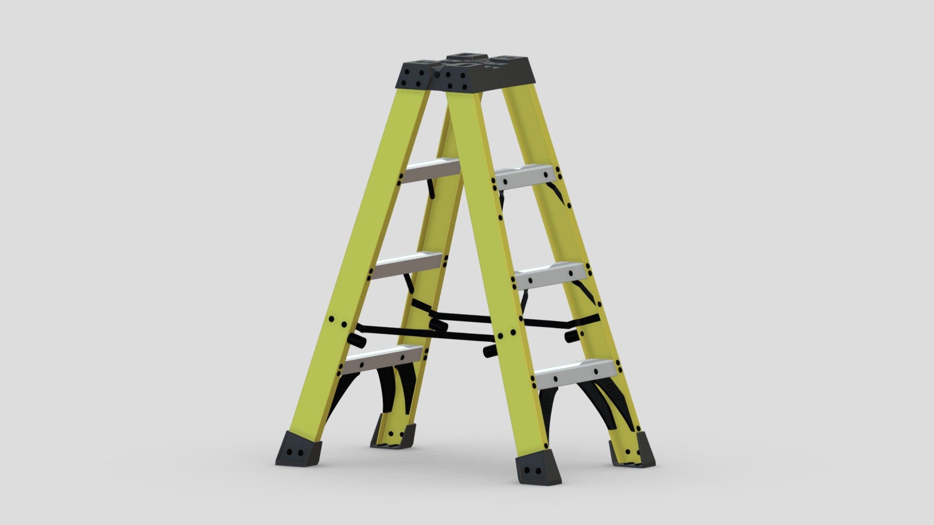 Fiberglass Ladder 3d model