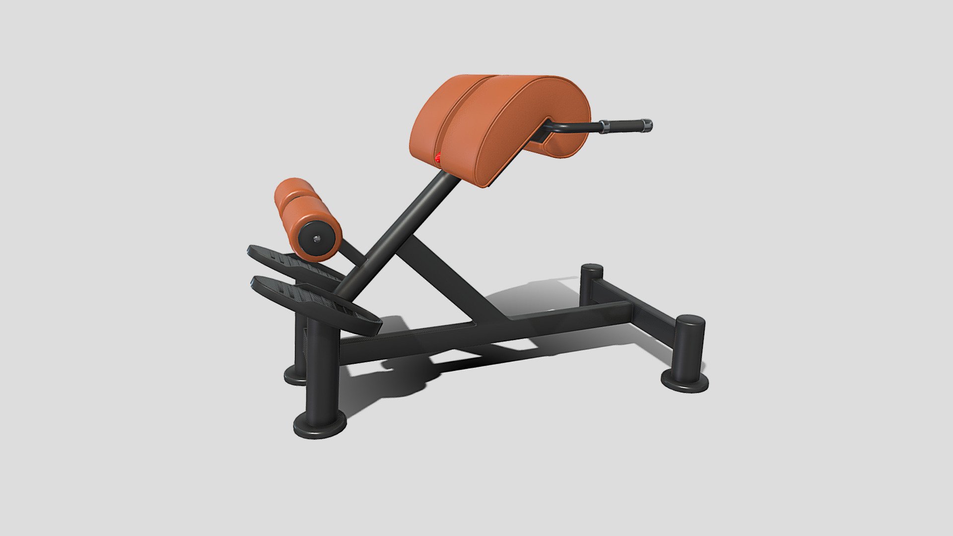 Hyperextension bench 3d model