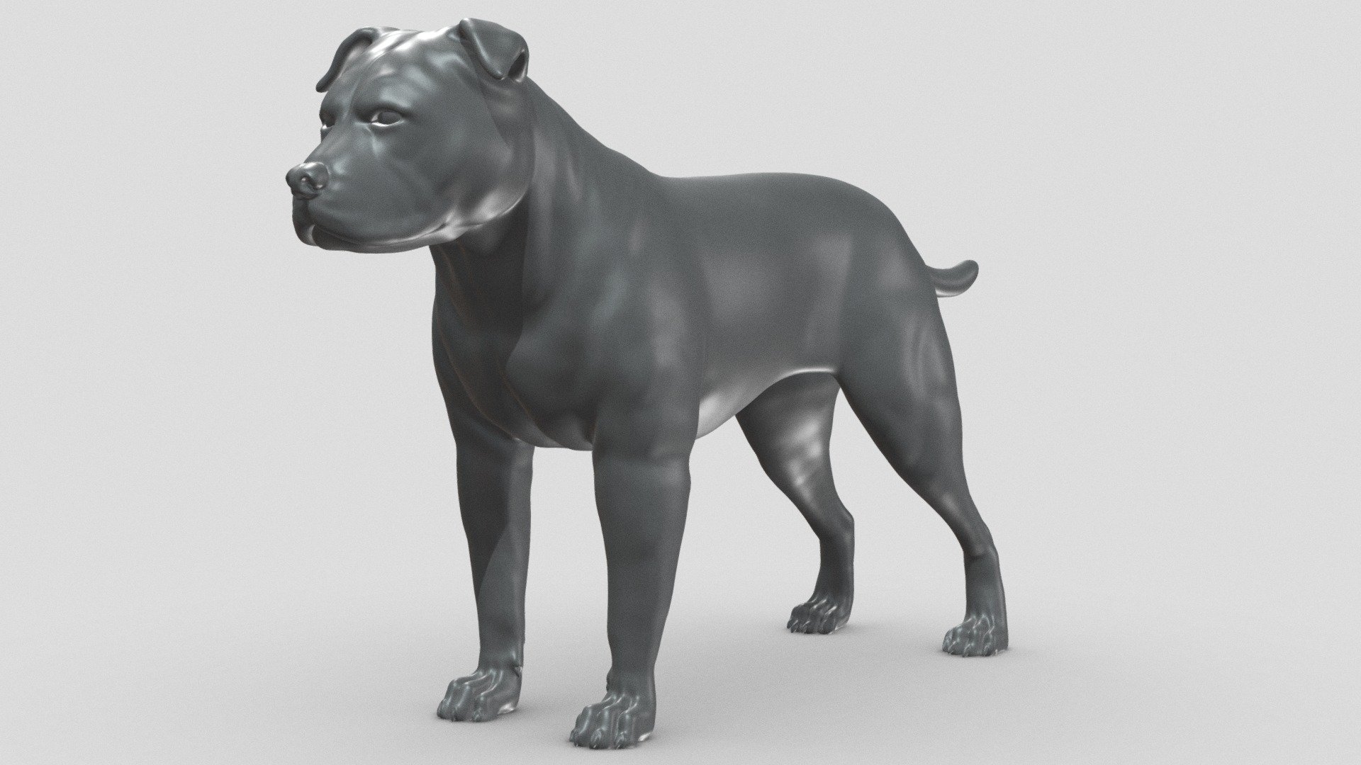 English Staffordshire V3 3D print model 3d model