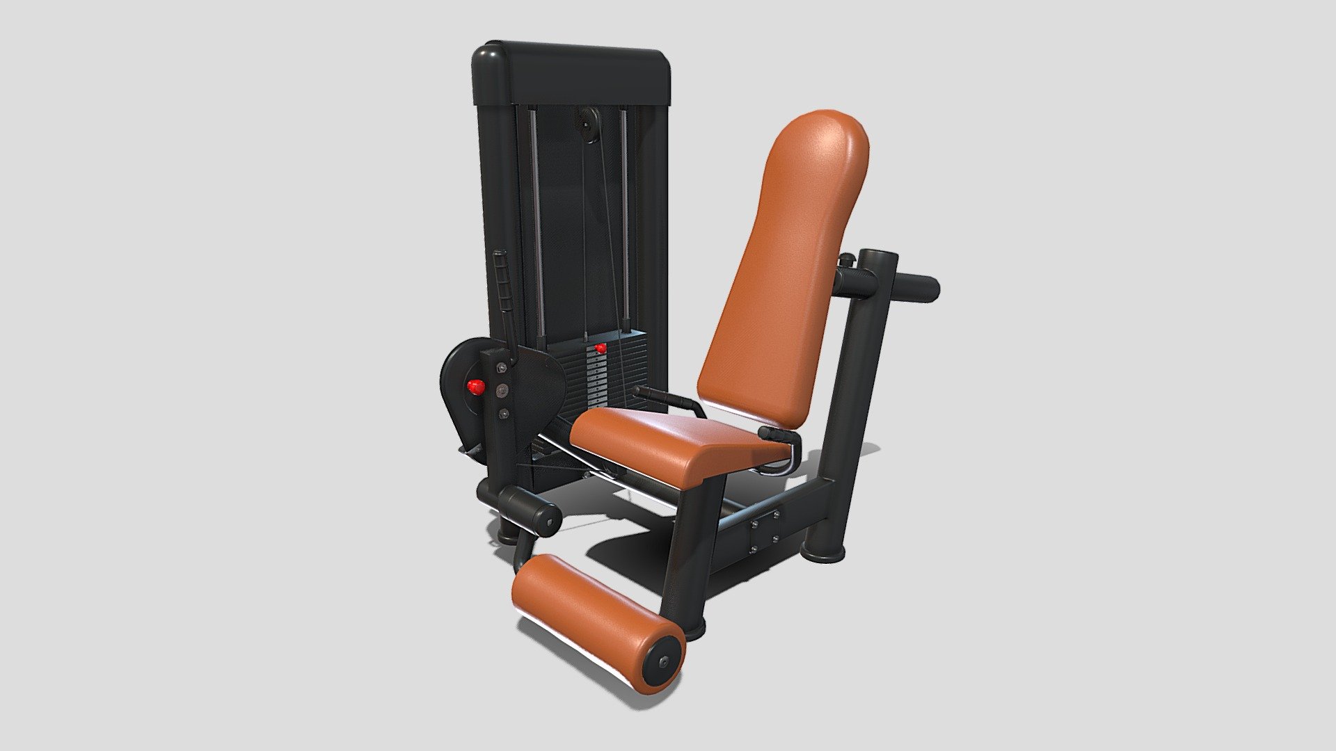 Leg extension machine 3d model