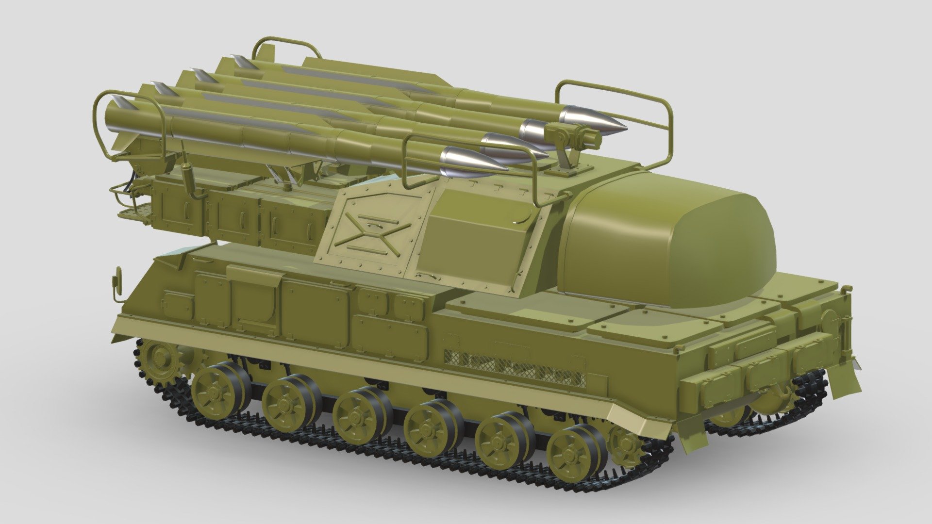 9K37 Buk Missile System ( SA-11 ) 3d model