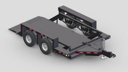 JLG 1014 Flatbed Trailer