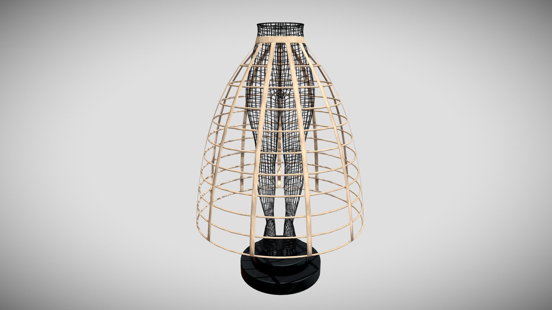 Crinoline (1859) 3d model