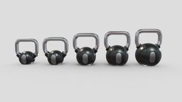 Technogym Free Weight Kettlebells Set