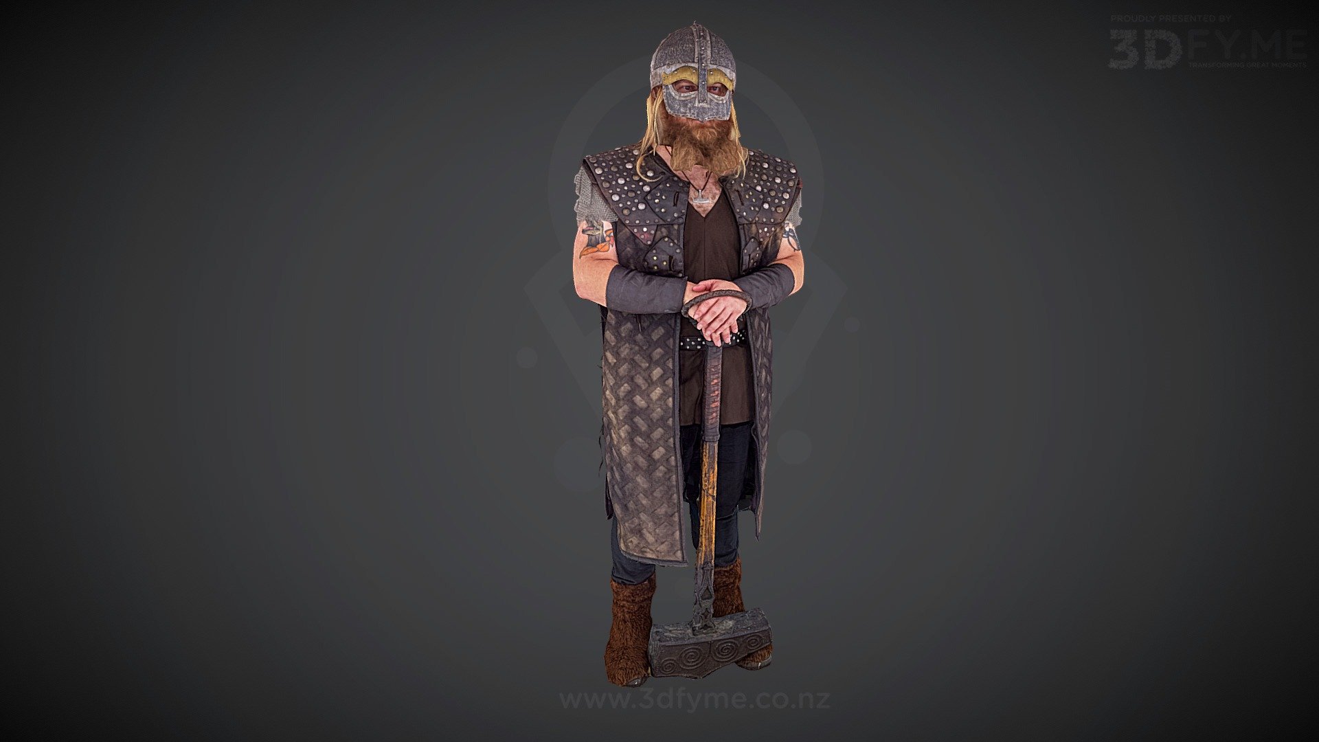 Viking Cosplay / Underground Arts Tattoo Studio 3d model