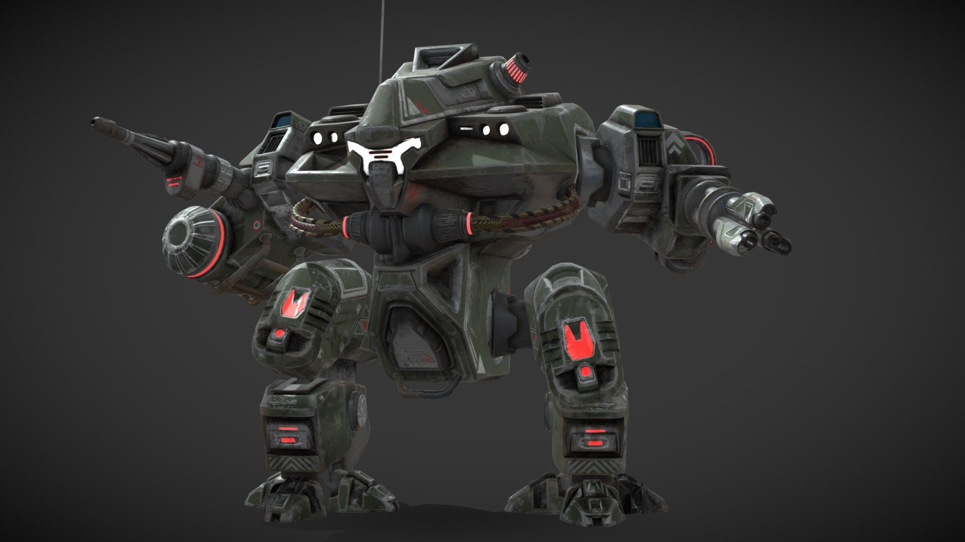 Mech 3d model