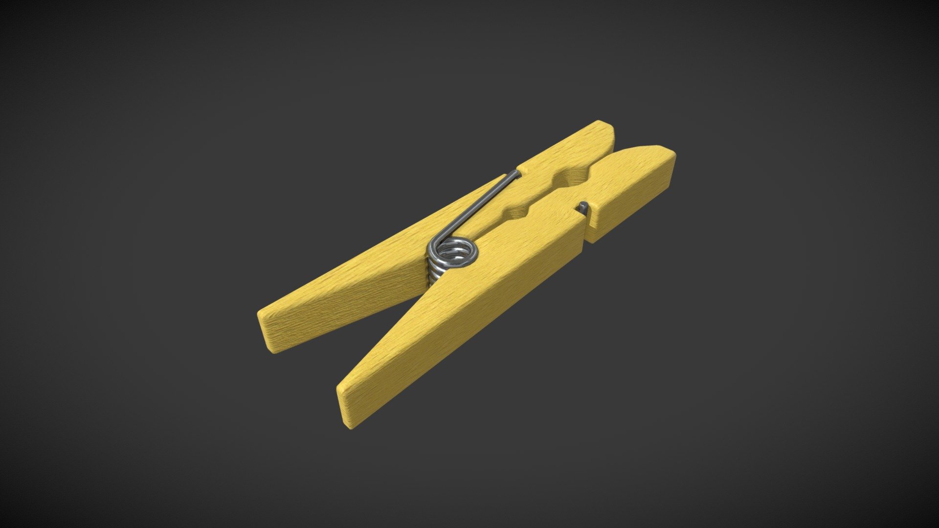 Laundry clip 3d model