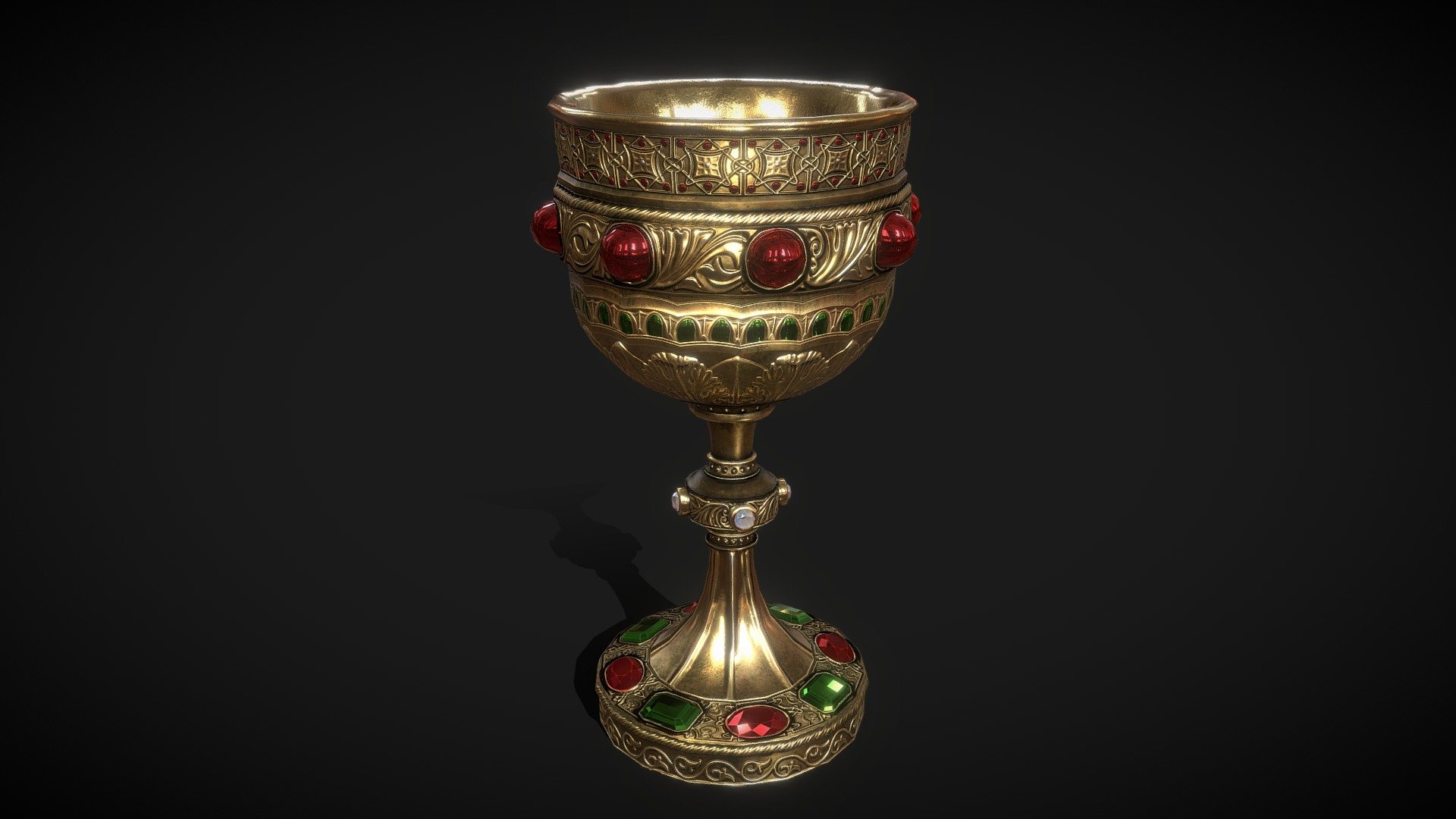 King Goblet / Jeweled Cup 3d model