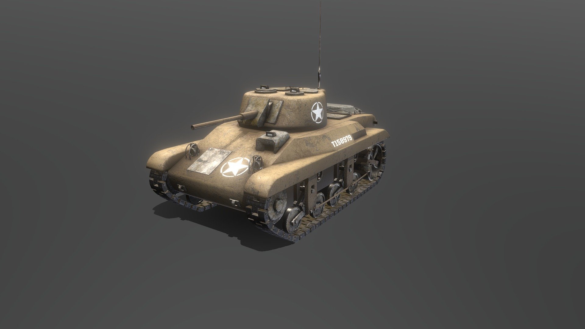 M22 Locust 3d model