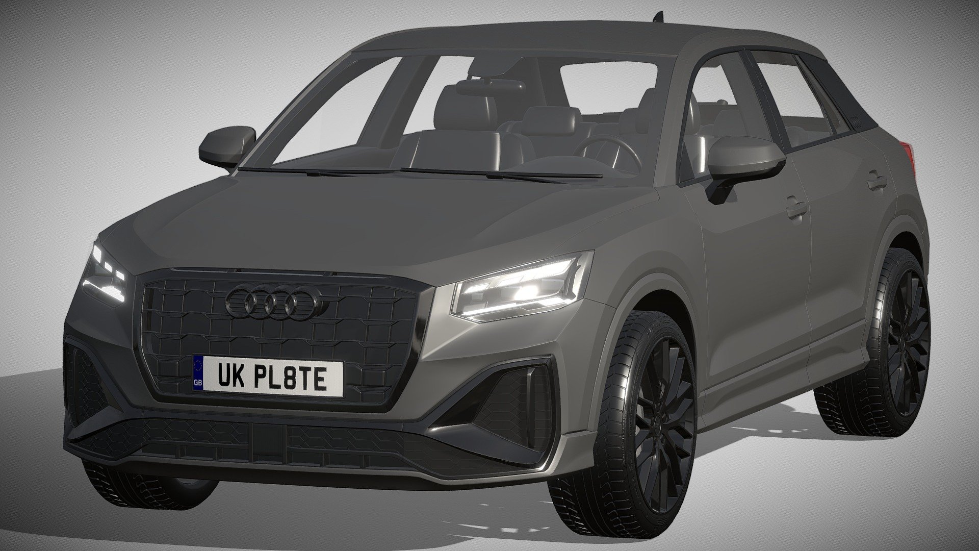 Audi Q2 2021 3d model