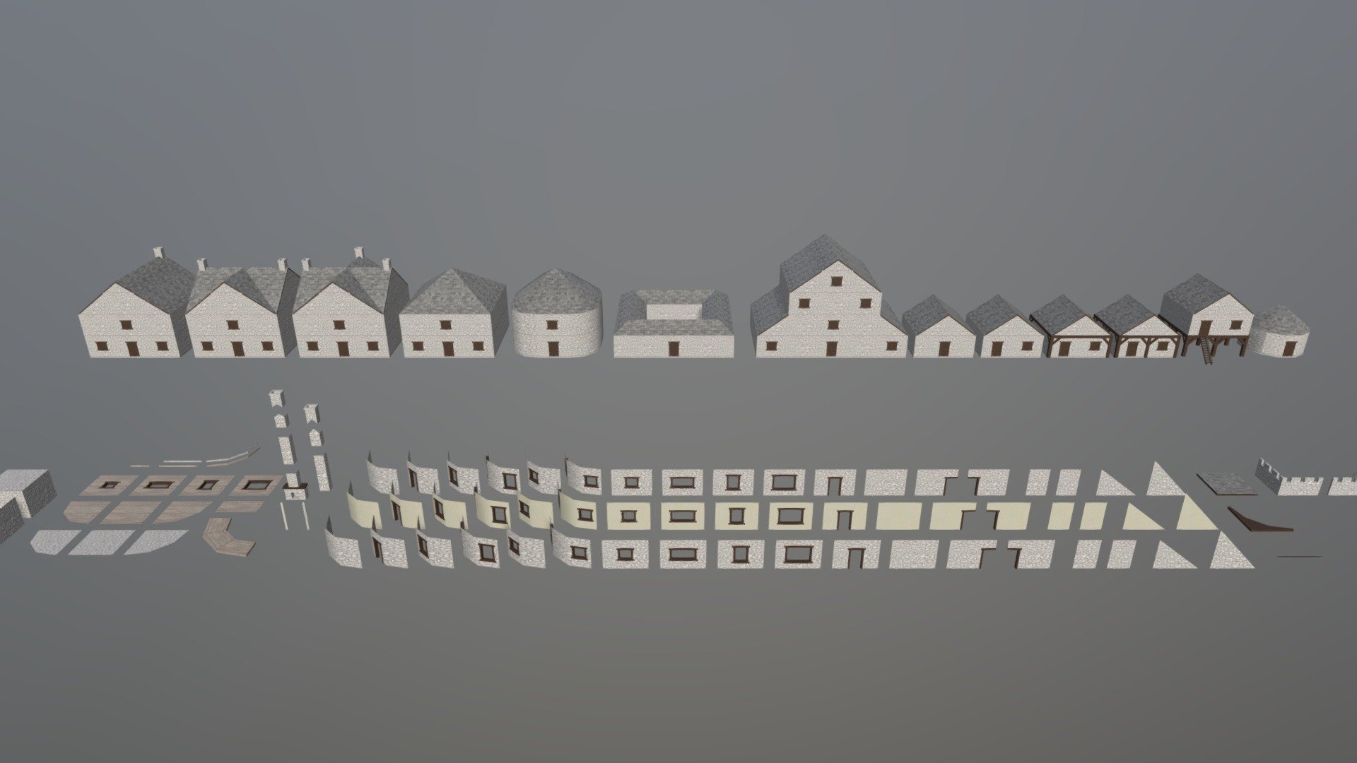 Modular Building 3d model