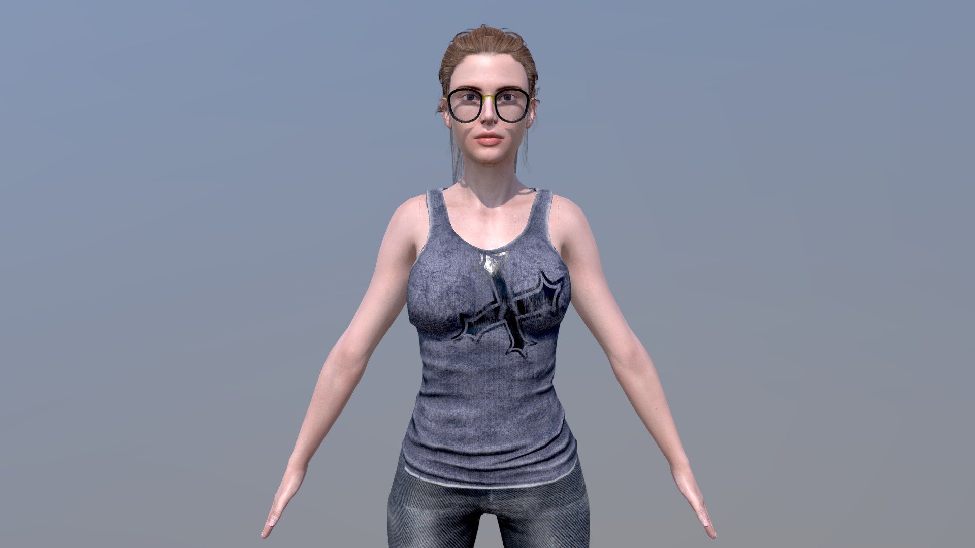 WOMAN-1 3d model