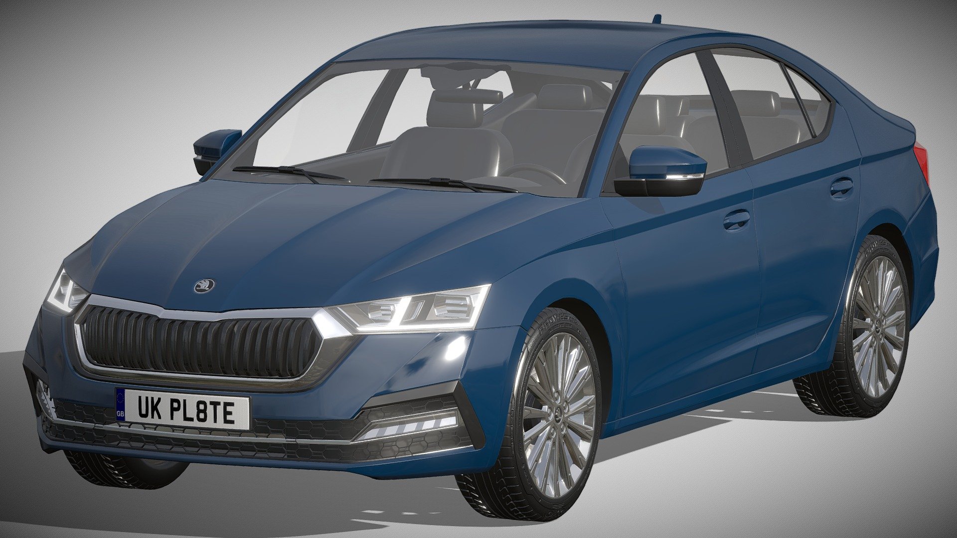 Skoda Octavia 2020 3d model