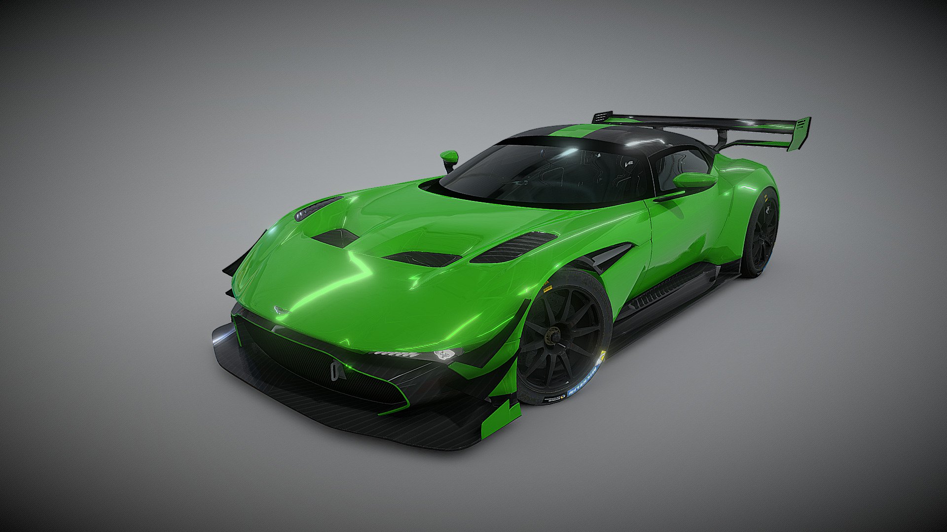 Aston Martin Vulcan 3d model