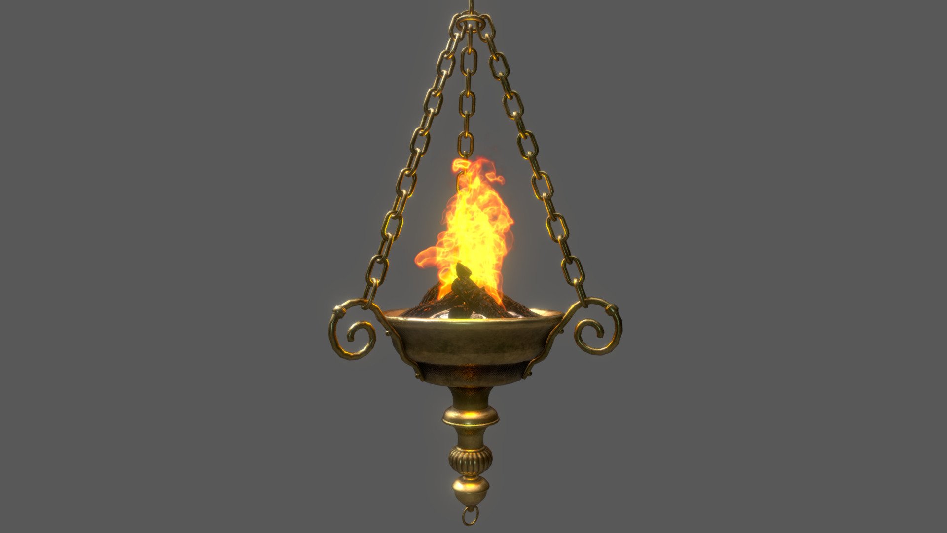 Medieval Lighting 3d model