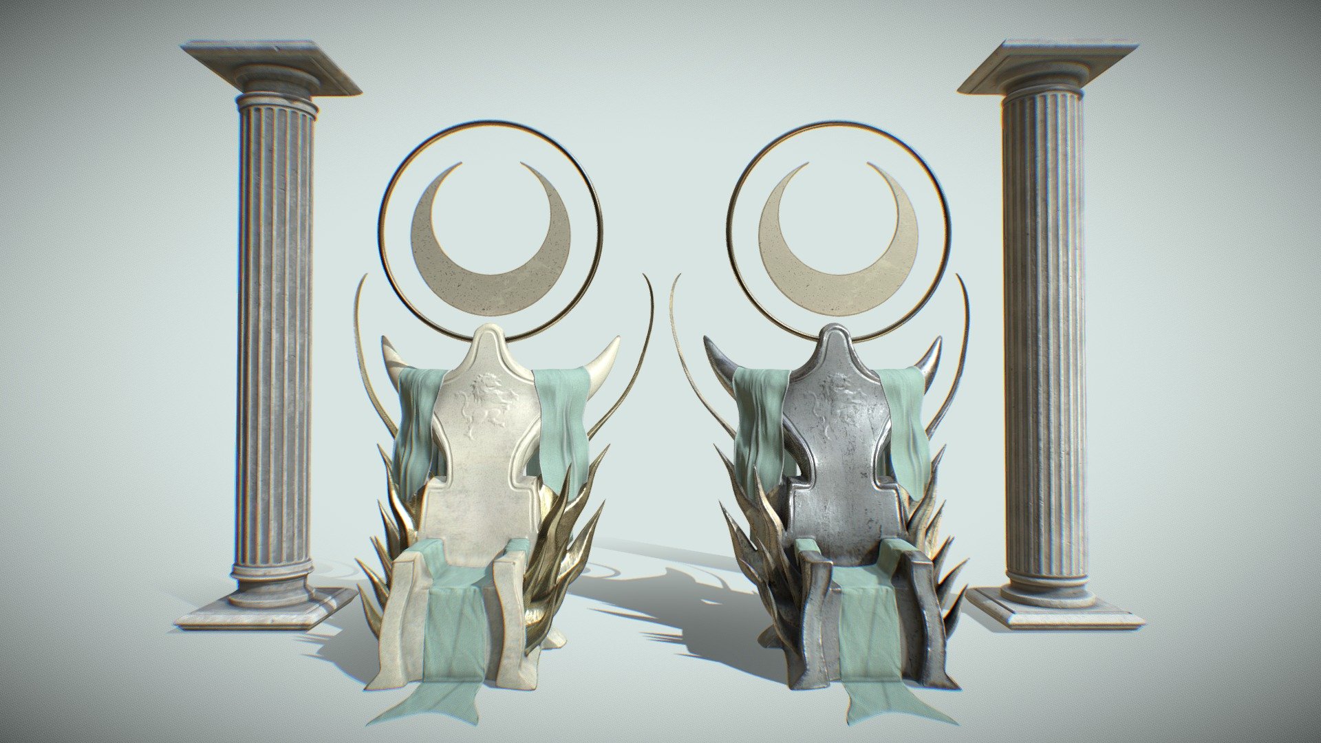 Throne of Sol 3d model