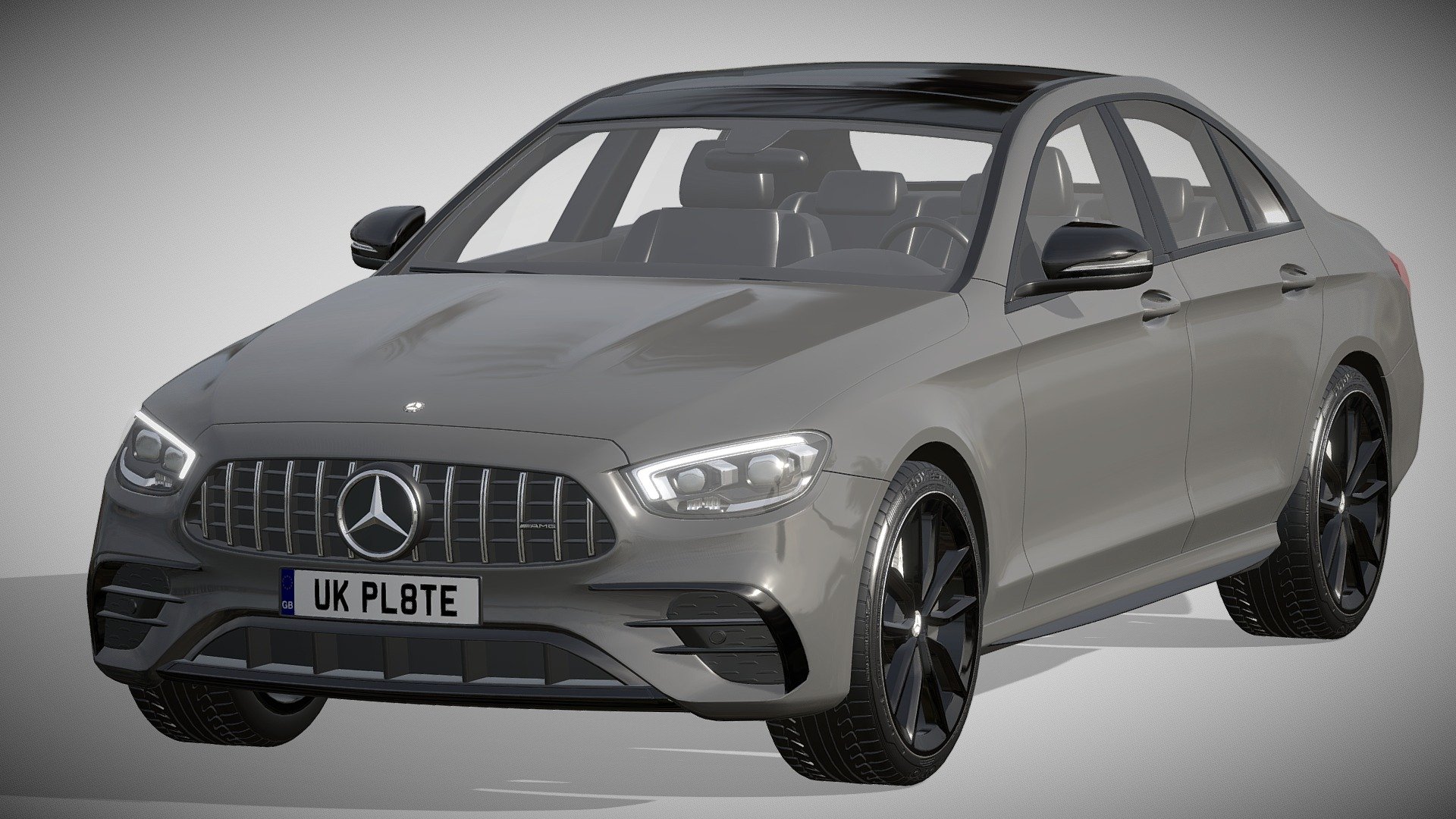 Mercedes-Benz E53 AMG sedan 2021 3d model