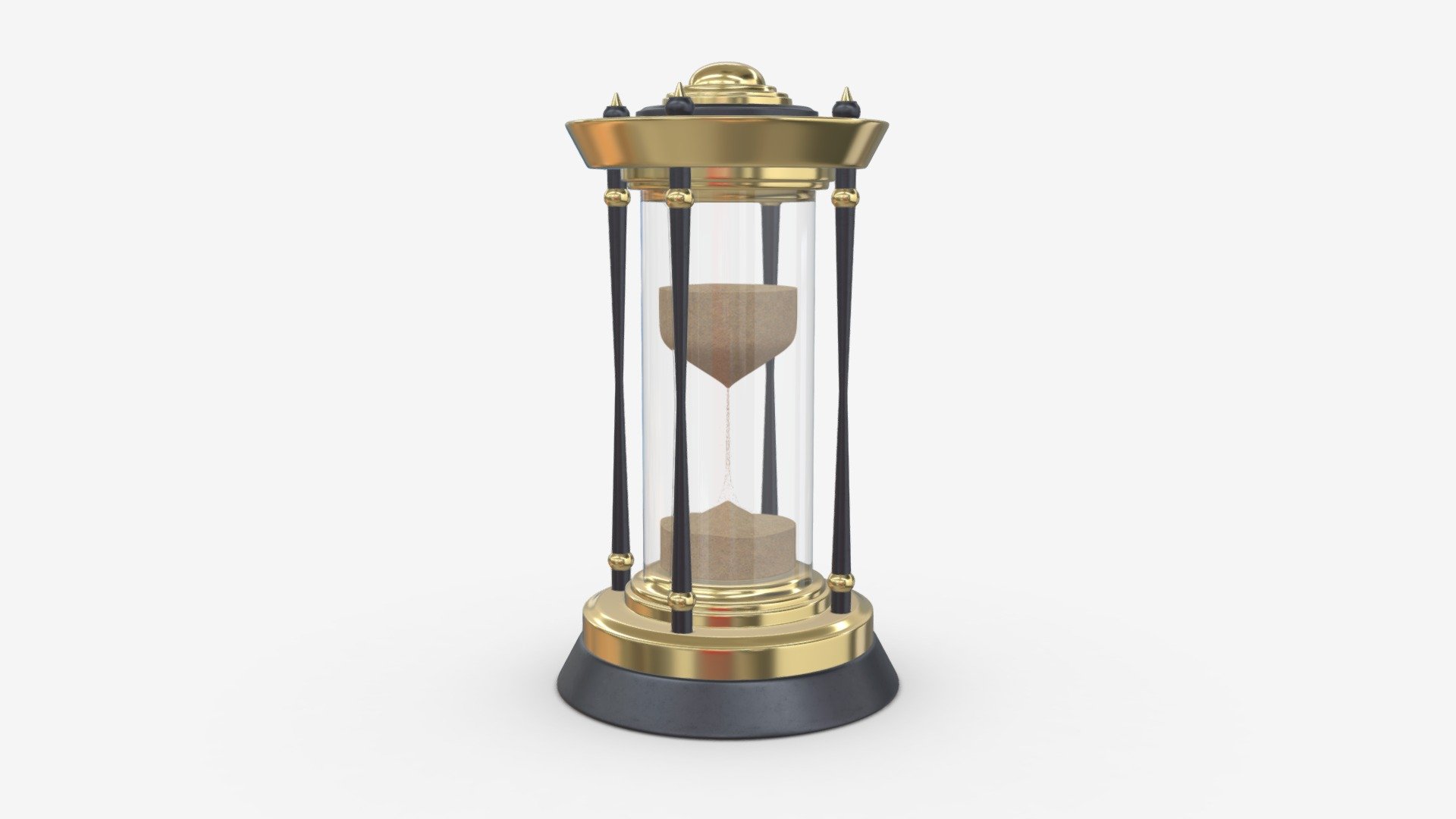 Hourglass egg timer 08 3d model