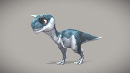 Cartoon Carnotaurus Sastrei