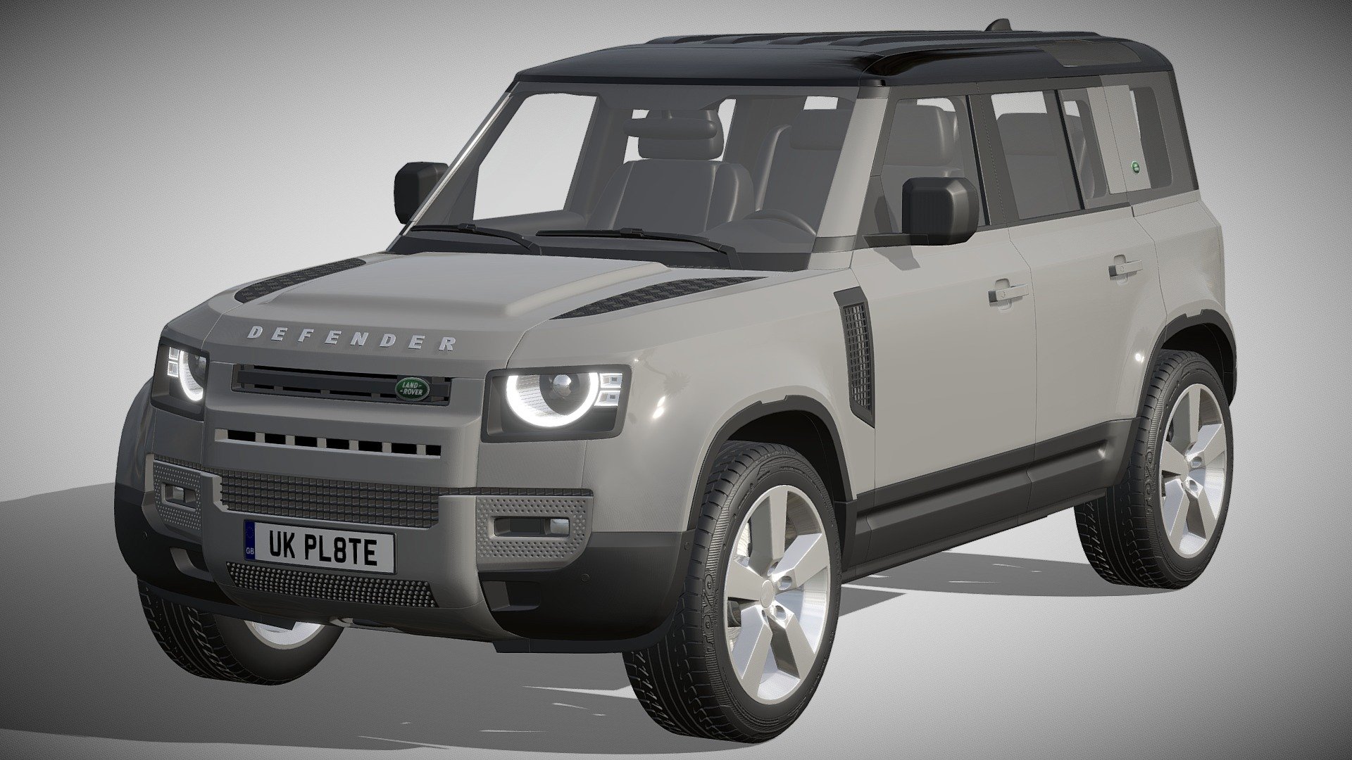 Land Rover Defender 110 2020 3d model