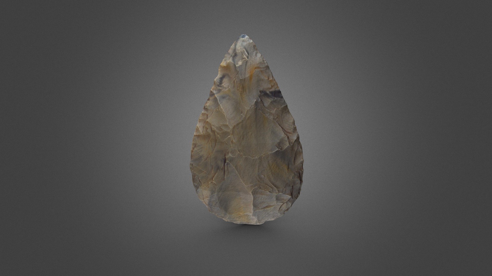 Acheulean handaxe / Biface acheulense 3d model