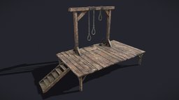 Medieval_Gallows_FBX