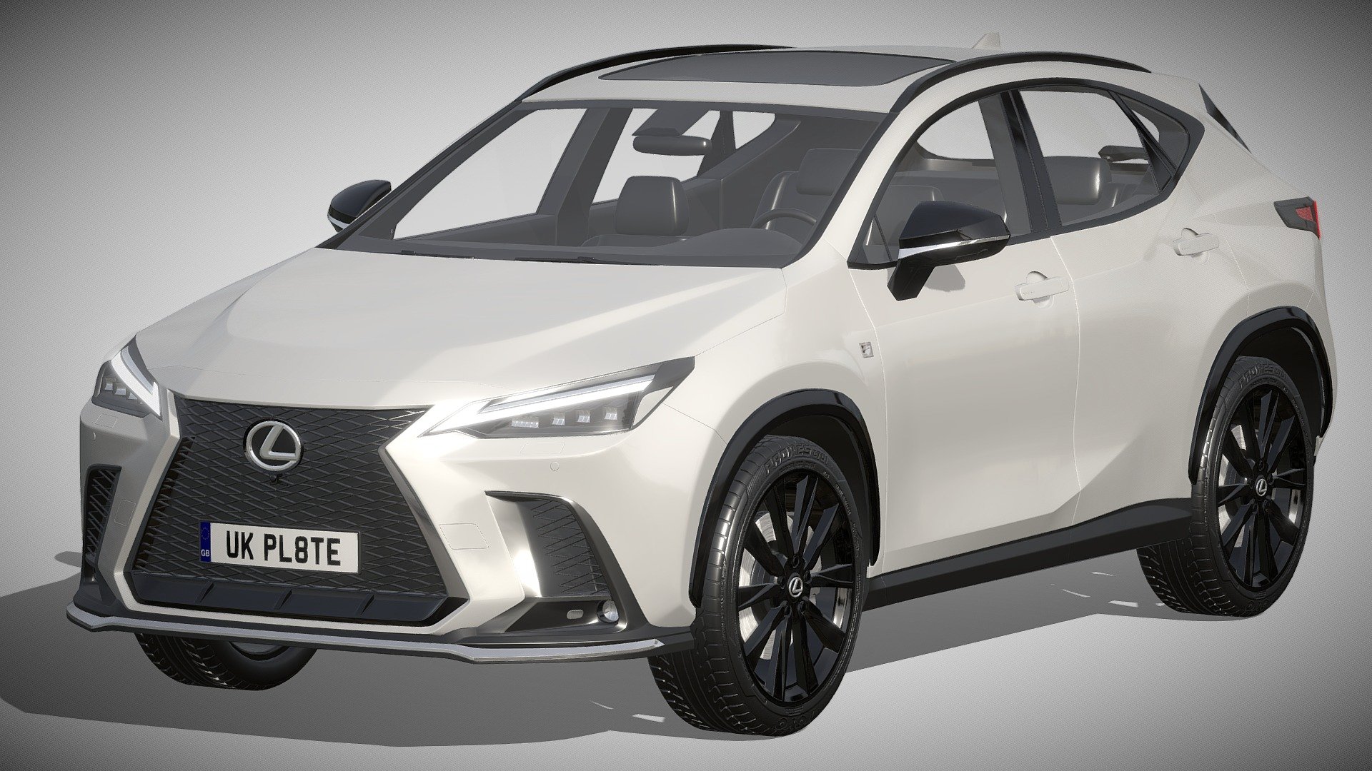 Lexus NX300 F-Sport 2022 3d model