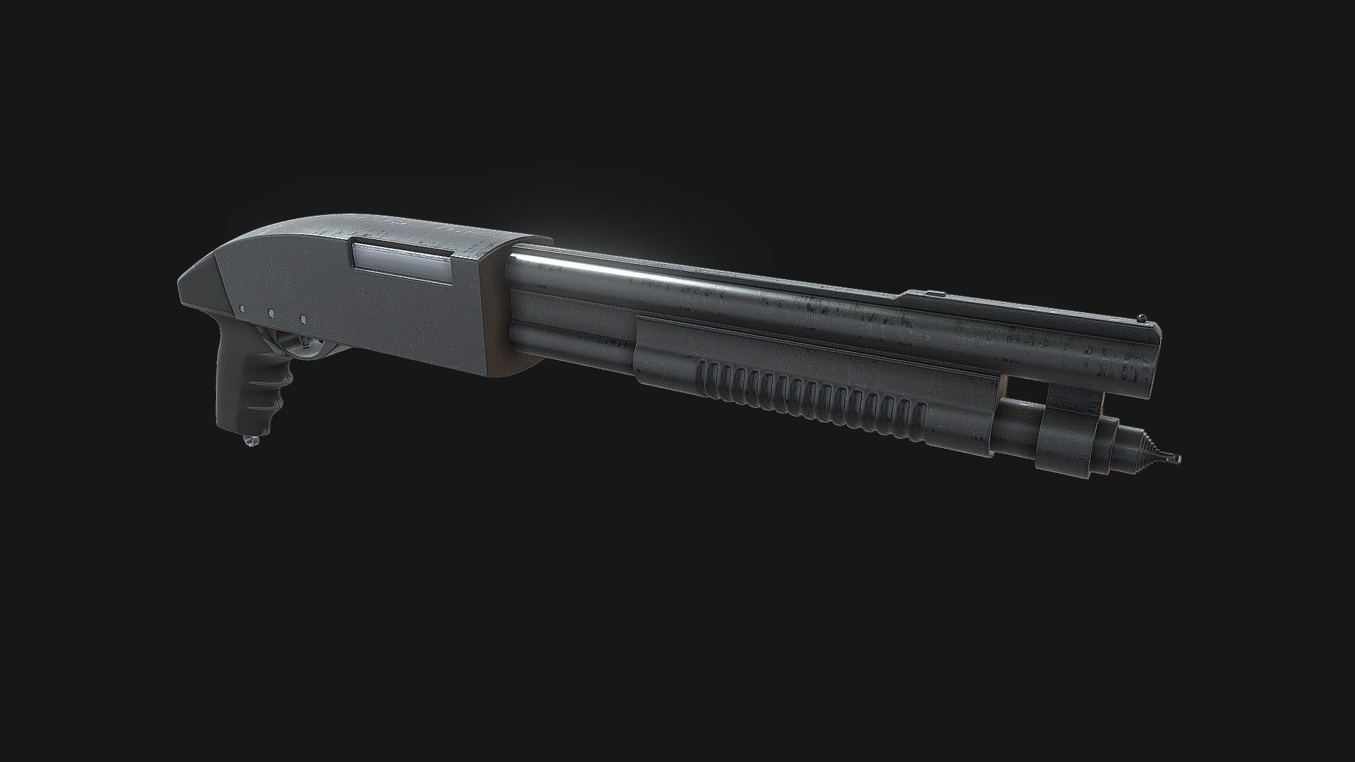 Shotgun 3d model