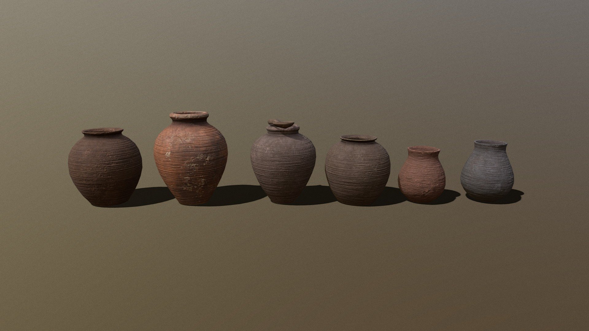 beautiful_pottery_fbx 3d model