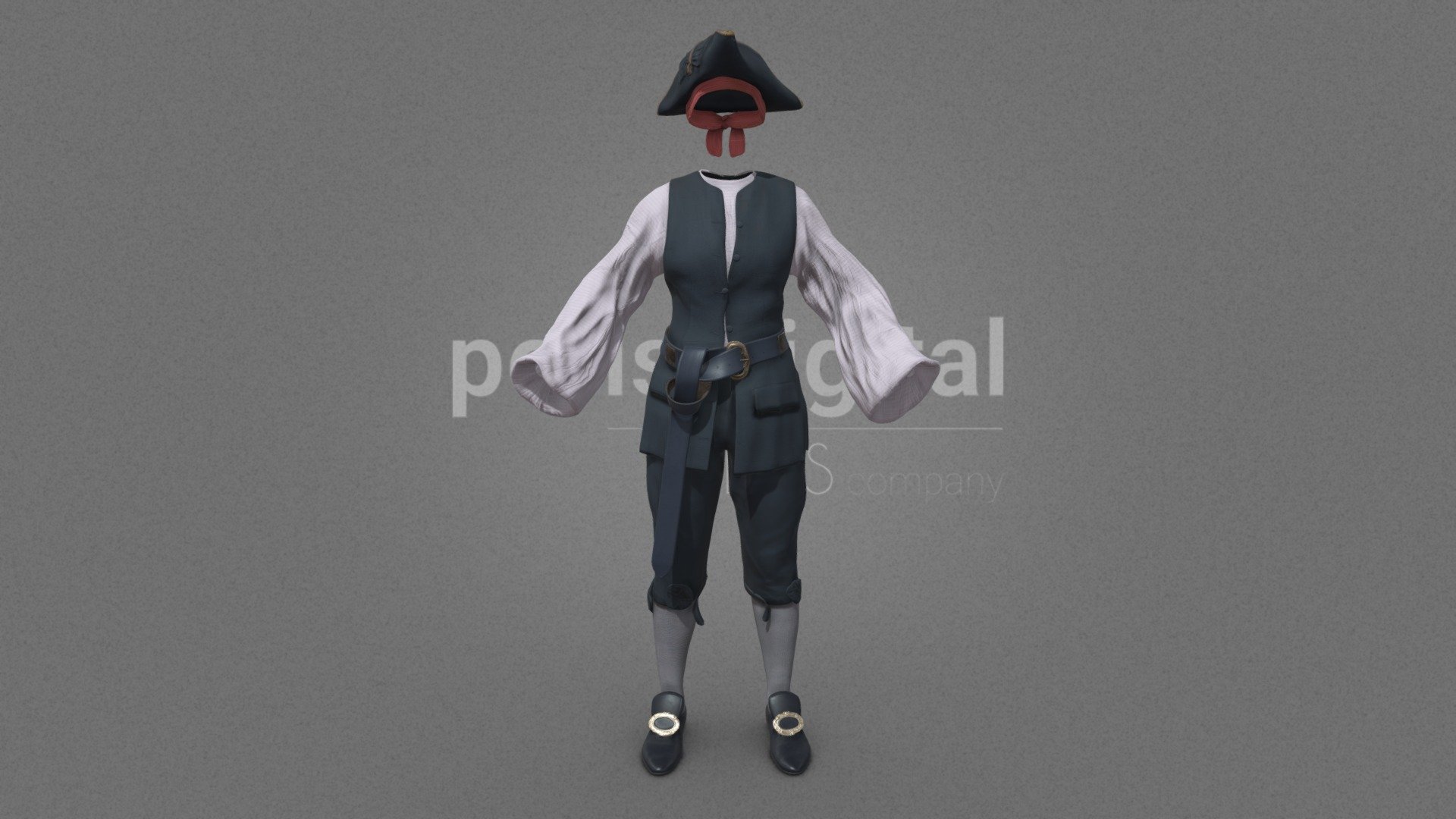 Pirate Series 3d model