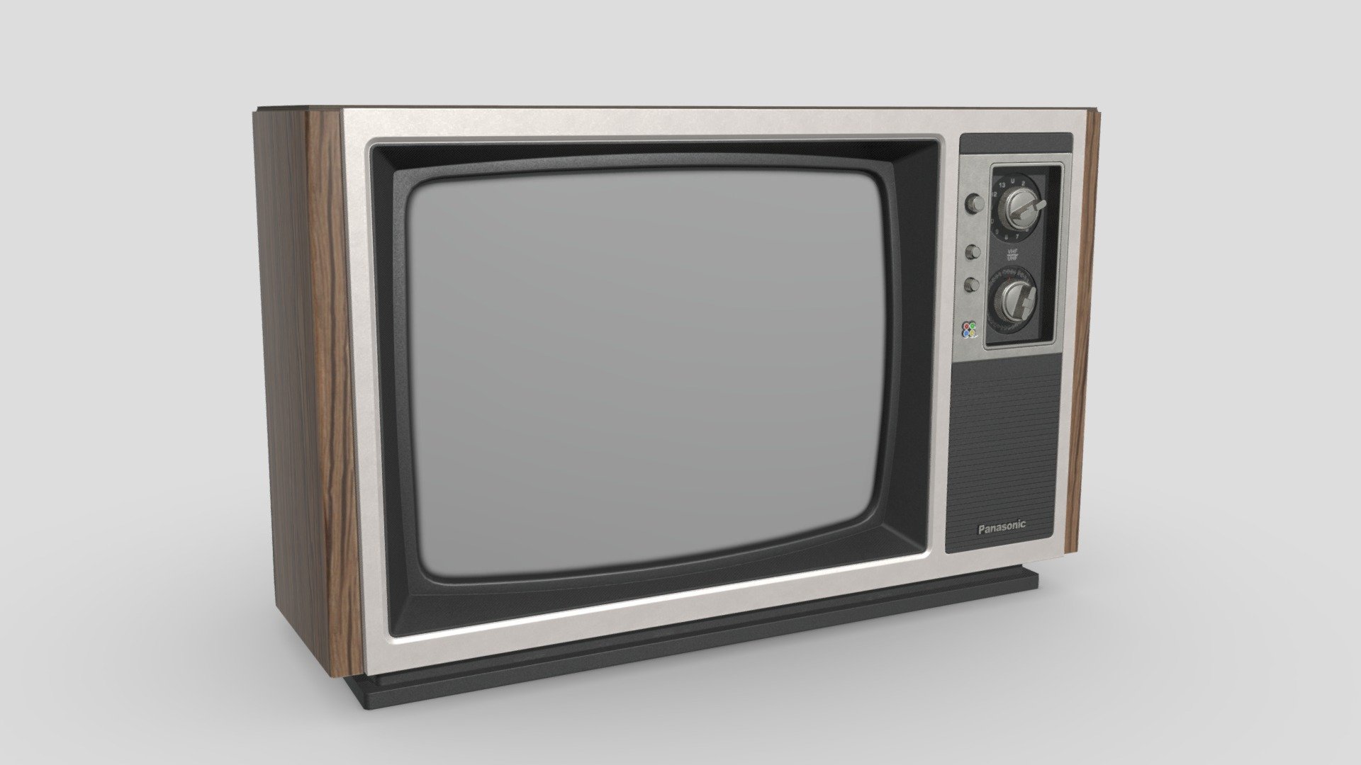 Vintage TV 3d model