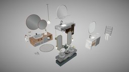 Bathroom Furniture Set 01