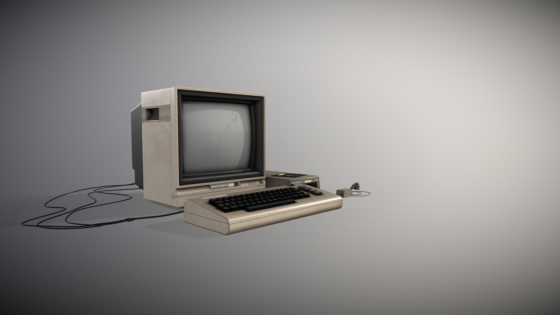 The Commodore 64 3d model